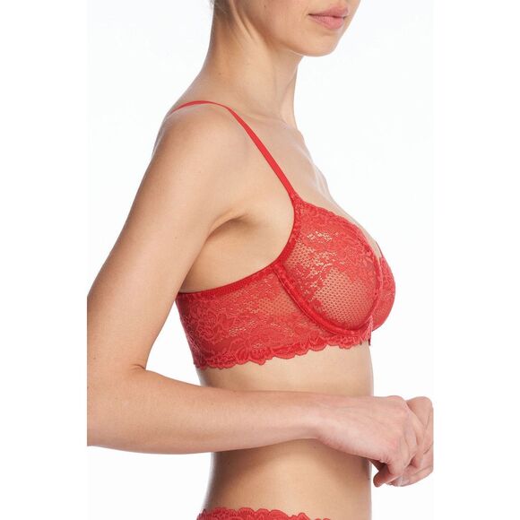Natori NWT Heavenly Convertible Balconette Underwire Bra Poinsettia 32D - Picture 2 of 8